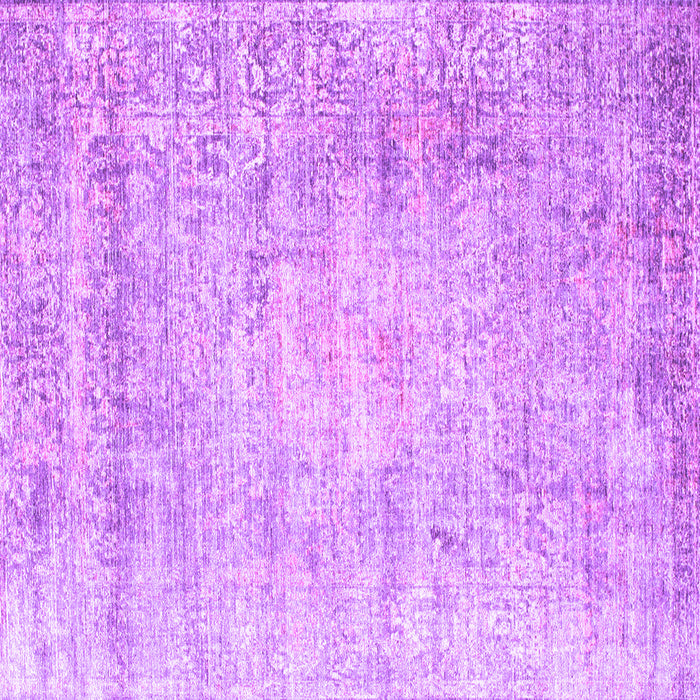 Square Machine Washable Persian Purple Traditional Area Rugs, wshtr2092pur