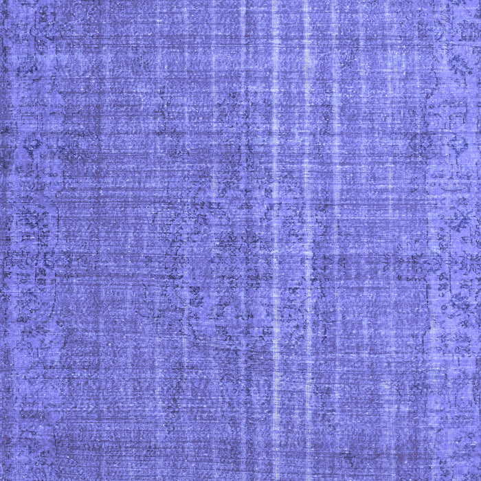 Machine Washable Persian Blue Bohemian Rug, wshtr2093blu
