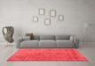 Bohemian Red Washable Rugs