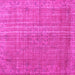 Square Persian Pink Bohemian Rug, tr2093pnk