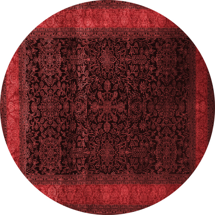 Machine Washable Persian Red Traditional Rug, wshtr2094red