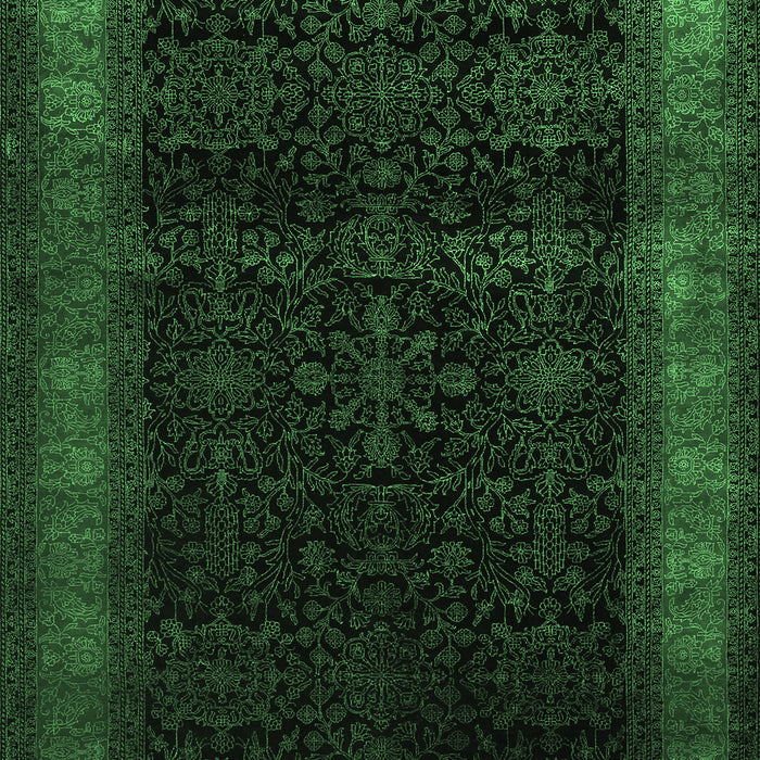 Persian Emerald Green Traditional Rug, tr2094emgrn