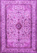 Machine Washable Persian Purple Traditional Area Rugs, wshtr2095pur