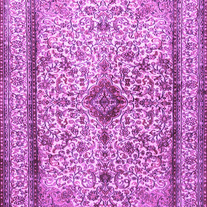 Machine Washable Persian Purple Traditional Area Rugs, wshtr2095pur