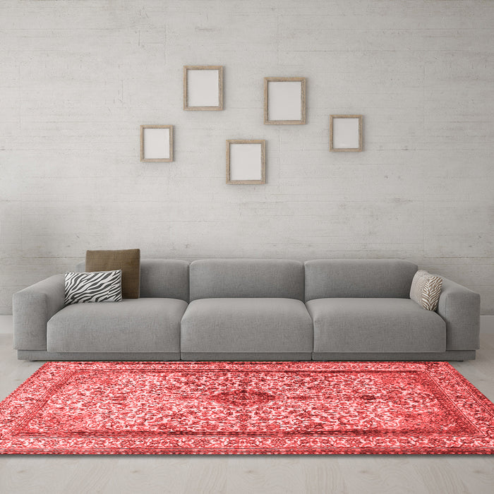 Traditional Red Washable Rugs