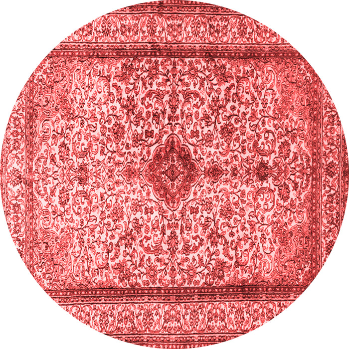 Machine Washable Persian Red Traditional Rug, wshtr2095red