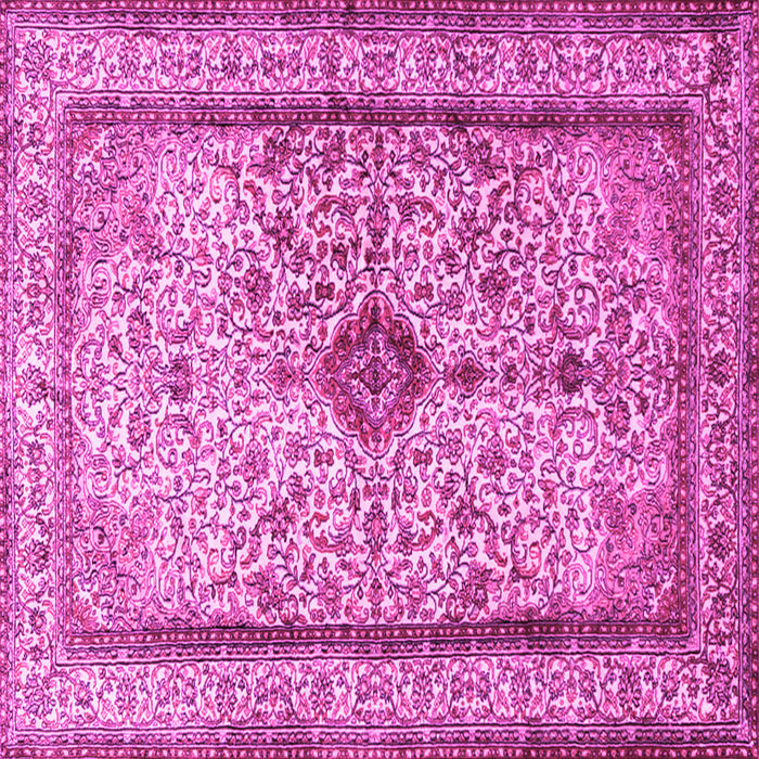 Square Persian Pink Traditional Rug, tr2095pnk