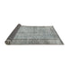 Sideview of Traditional Smokey Gray Persian Rug, tr2097