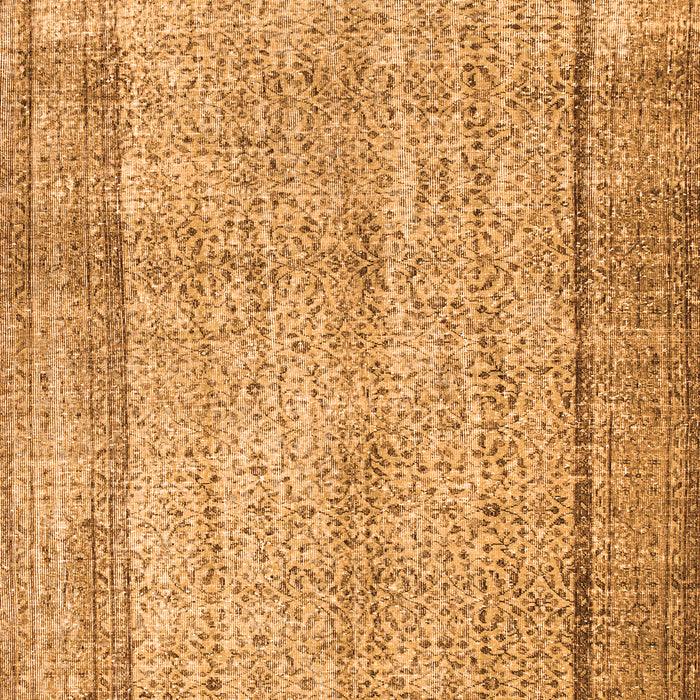 Serging Thickness of Machine Washable Persian Orange Traditional Area Rugs, wshtr2097org