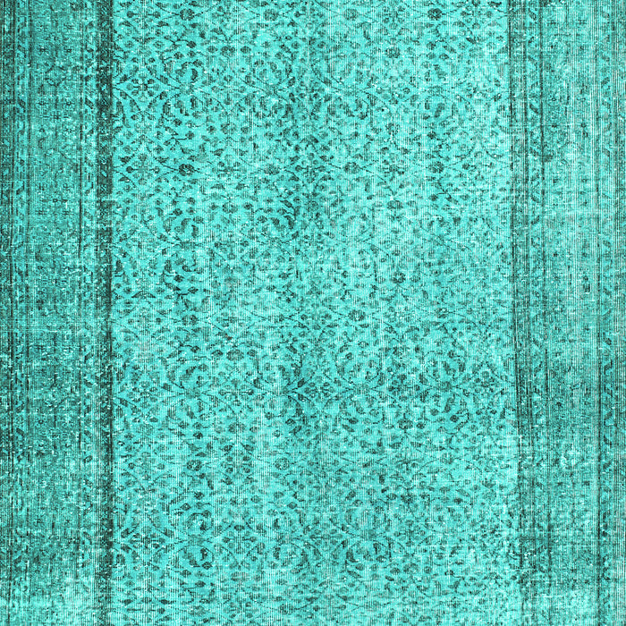 Machine Washable Persian Turquoise Traditional Area Rugs, wshtr2097turq