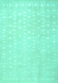 Persian Turquoise Traditional Rug, tr2098turq