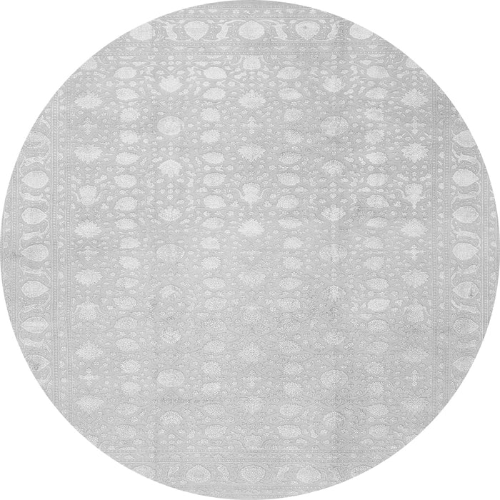 Square Persian Gray Traditional Rug, tr2098gry