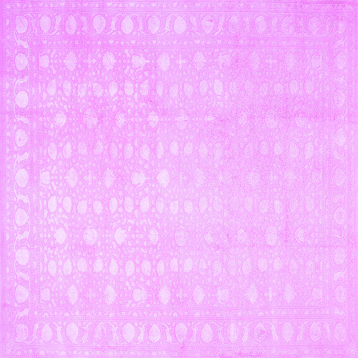 Square Persian Purple Traditional Rug, tr2098pur
