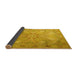Sideview of Persian Yellow Traditional Rug, tr2099yw