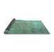 Sideview of Persian Light Blue Traditional Rug, tr2099lblu