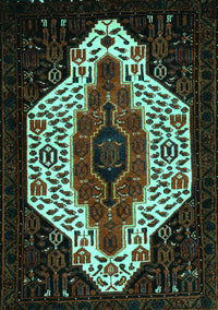 Persian Turquoise Traditional Rug, tr209turq