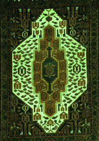 Persian Green Traditional Rug, tr209grn