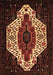 Machine Washable Persian Brown Traditional Rug, wshtr209brn