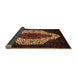 Sideview of Persian Brown Traditional Rug, tr209brn