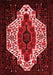 Persian Red Traditional Area Rugs