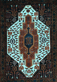 Persian Light Blue Traditional Rug, tr209lblu