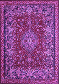 Medallion Purple Traditional Rug, tr20pur