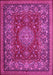 Medallion Pink Traditional Rug, tr20pnk