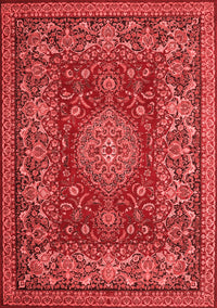 Medallion Red Traditional Rug, tr20red