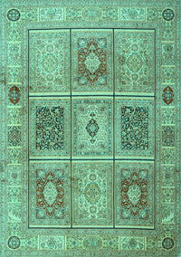 Persian Turquoise Traditional Rug, tr2100turq