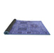 Sideview of Persian Blue Traditional Rug, tr2100blu