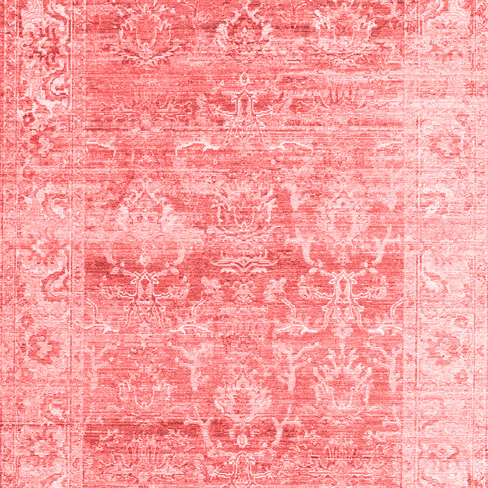 Machine Washable Persian Red Traditional Rug, wshtr2101red