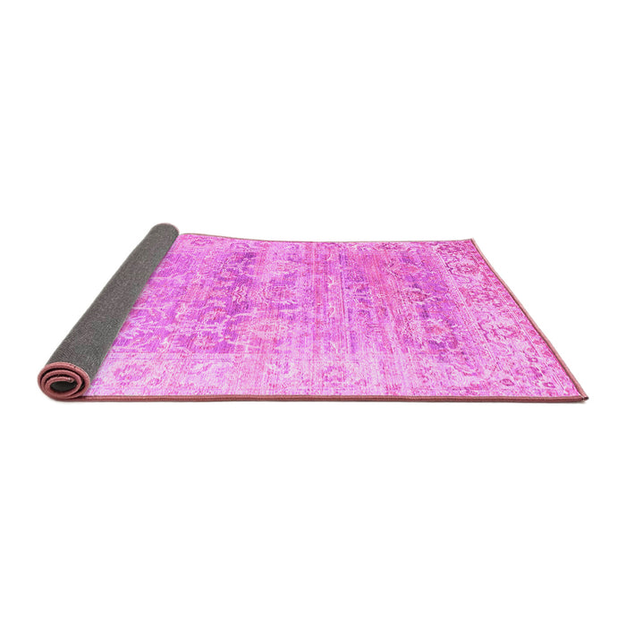 Sideview of Persian Pink Traditional Rug, tr2101pnk