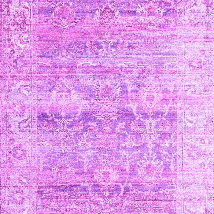 Machine Washable Persian Purple Traditional Area Rugs, wshtr2101pur