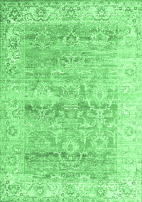 Persian Emerald Green Traditional Rug, tr2101emgrn