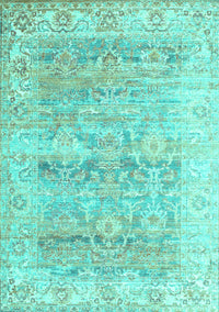 Persian Turquoise Traditional Rug, tr2101turq