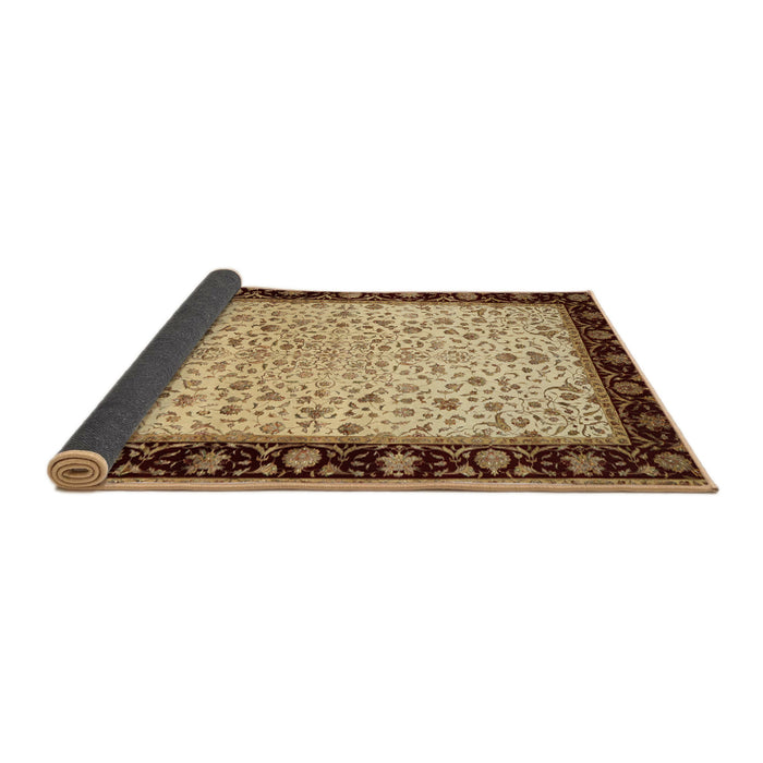 Sideview of Traditional Saddle Brown Oriental Rug, tr2102