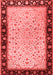 Oriental Red Traditional Area Rugs