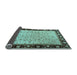 Sideview of Oriental Light Blue Traditional Rug, tr2102lblu