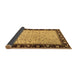 Sideview of Oriental Brown Traditional Rug, tr2102brn