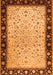 Oriental Orange Traditional Rug, tr2102org