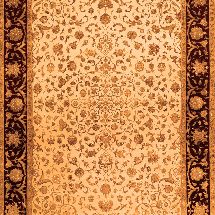 Oriental Orange Traditional Rug, tr2102org