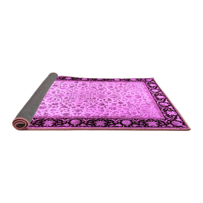 Sideview of Oriental Purple Traditional Rug, tr2102pur