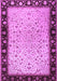 Oriental Purple Traditional Rug, tr2102pur