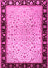Oriental Pink Traditional Rug, tr2102pnk