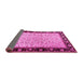 Sideview of Oriental Pink Traditional Rug, tr2102pnk