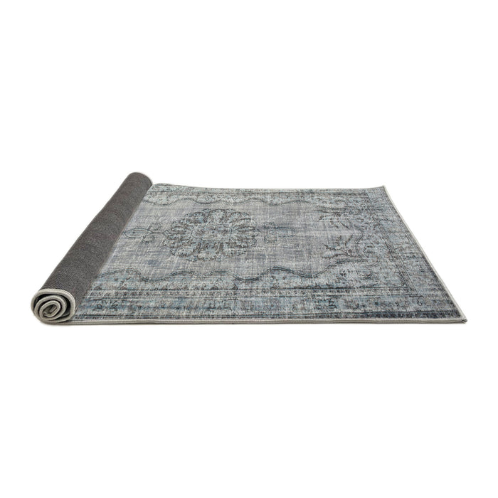 Sideview of Traditional Platinum Gray Persian Rug, tr2103