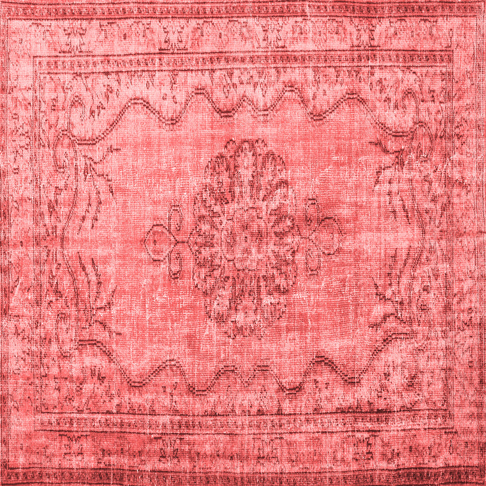 Machine Washable Persian Red Traditional Rug, wshtr2103red