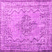 Square Persian Pink Traditional Rug, tr2103pnk