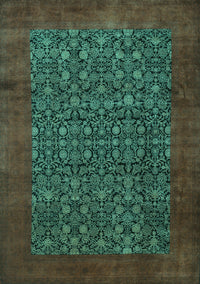 Persian Turquoise Traditional Rug, tr2105turq