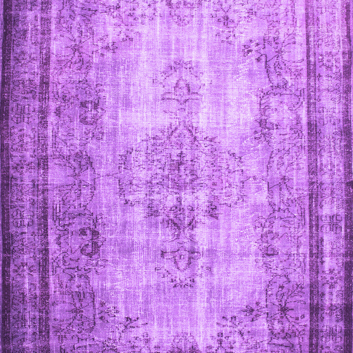 Machine Washable Persian Purple Traditional Area Rugs, wshtr2106pur